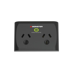 Monster 2-Port Surge Black